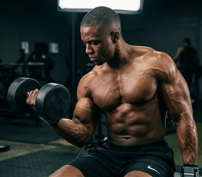 muscular man performing 202604091051