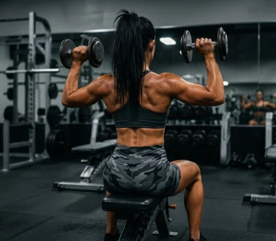 woman lifting dumbbells 202604091054